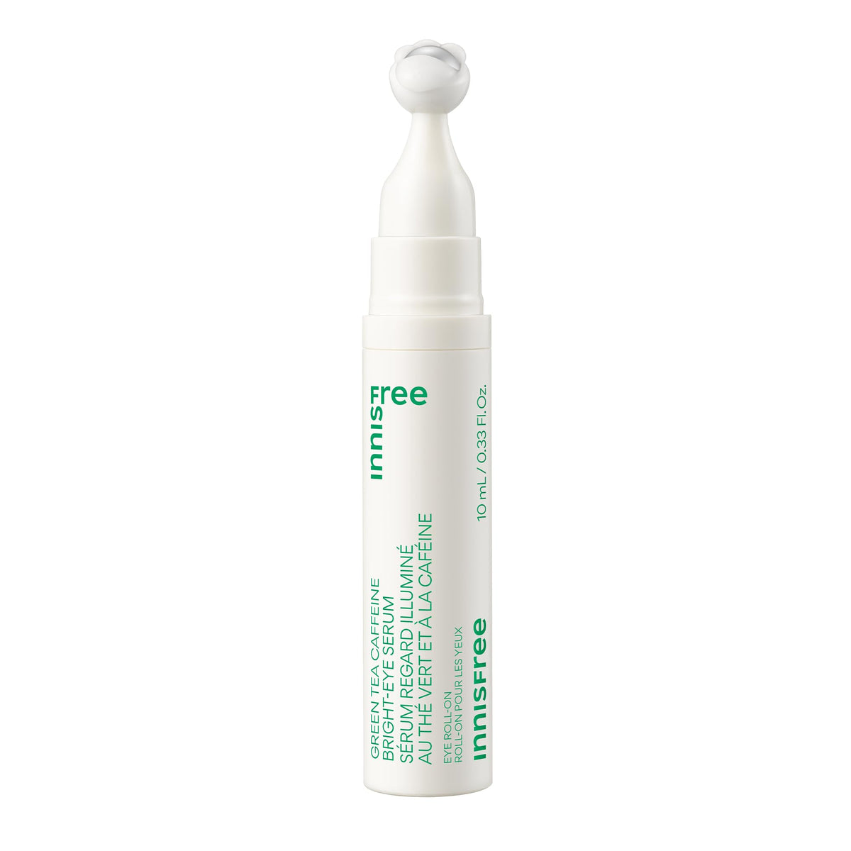 Innisfree Green Tea Caffeine Bright-Eye Serum With Niacinamide, Hydrating Eye Cream, 0.33 Fl Oz