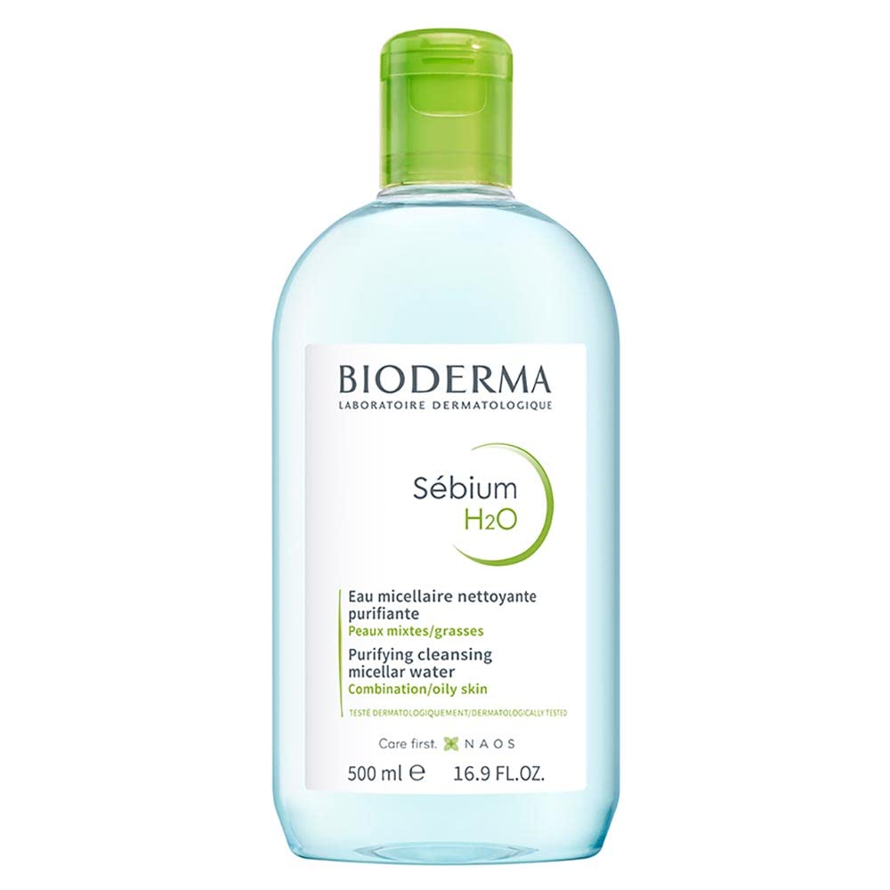 Bioderma Sébium H2O Micellar Water 16.9 Fl Oz For Cleansing & Make-Up Removal, O