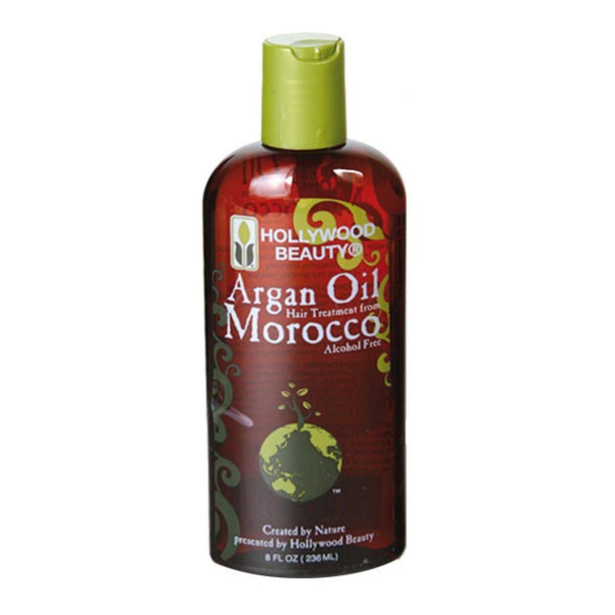 Hollywood Beauty Argan Oil Hair Treatment 8 Oz - Nourishing Hair Care For Shine & Softness