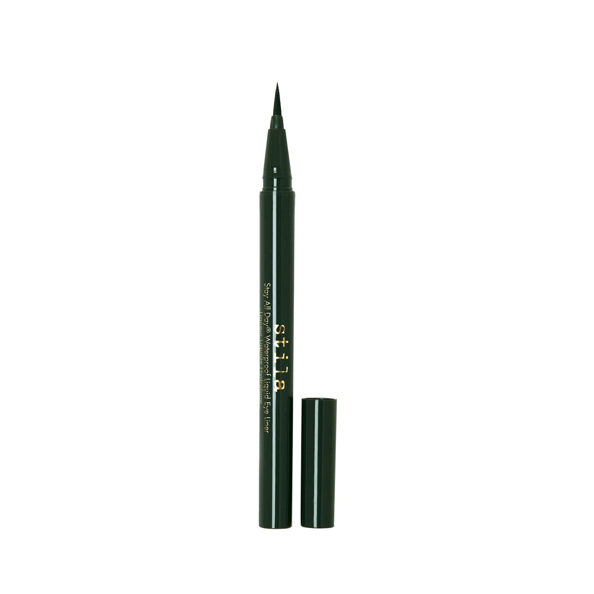 Stila Waterproof Liquid Eye Liner - Intense Jade, Smudge-Proof, Fine Brush Tip, 1 Count