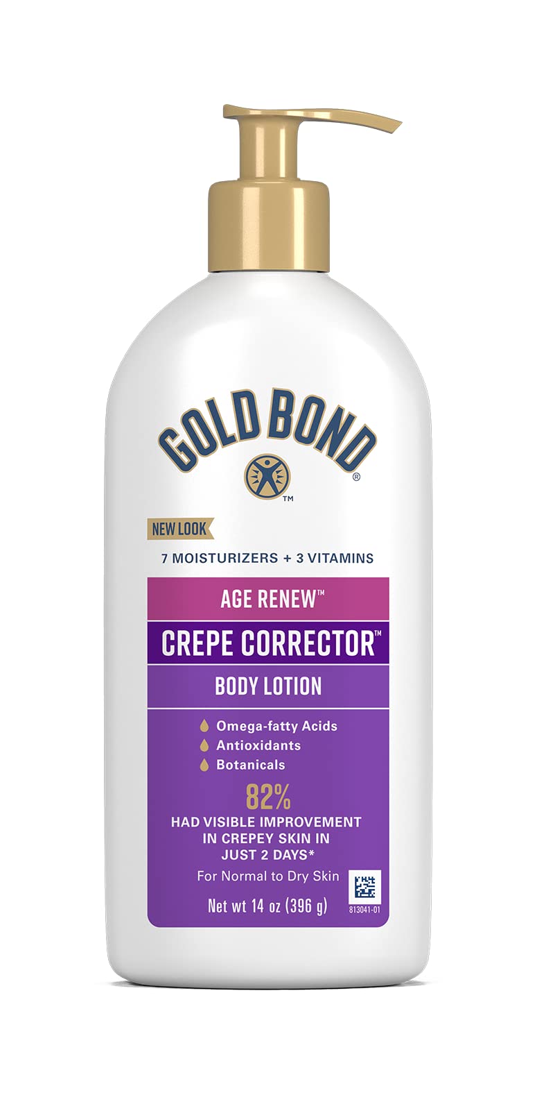 Gold Bond Age Renew Crepe Corrector Body Lotion, Replenishing & Smoothing, 14 Oz.