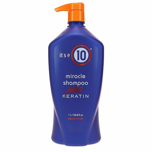 It's A 10 Miracle Shampoo Plus Keratin 33.8 Oz - Sulfate Free Hair Care for Healthy Shine