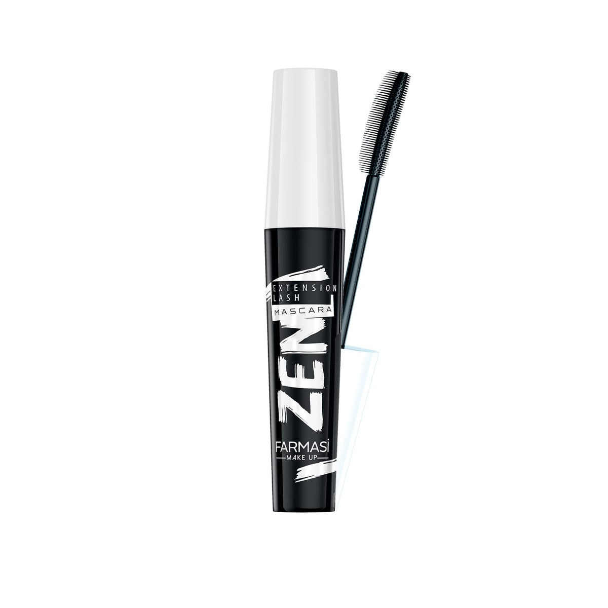 FARMASi Zen Lash Mascara - Intense Length, No Flaking, Blackest Black, 0.27 fl. Oz