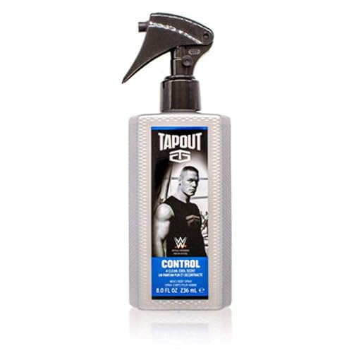 Tapout Control Body Spray Perfume For Men, 8 Oz - Refreshing Fragrance, Long-Lasting Scent