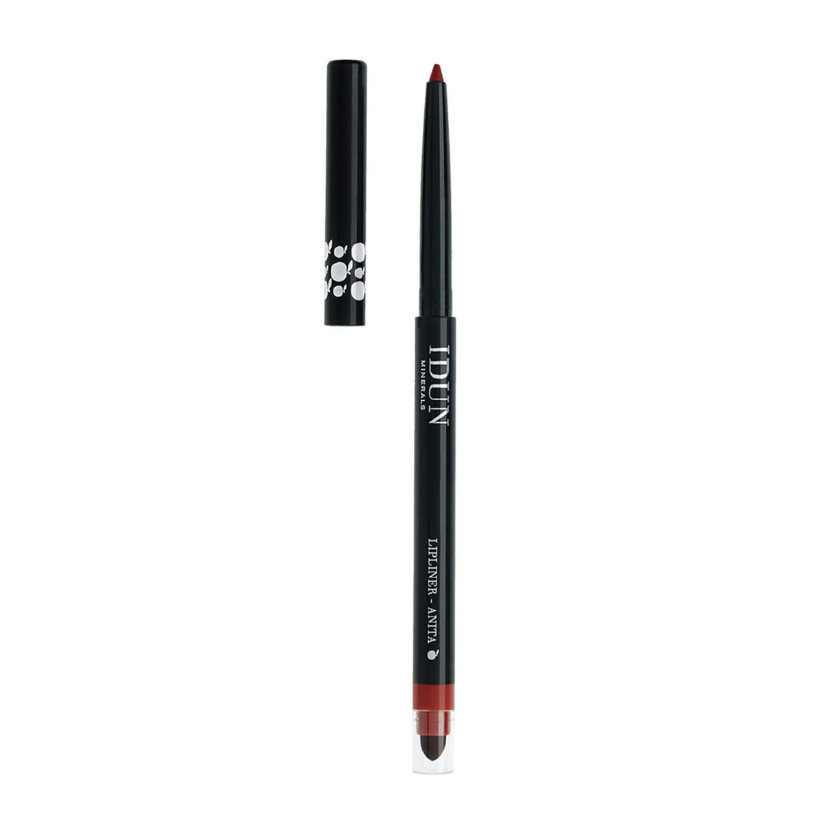 Idun Minerals Lip Liner - Anita Red - Creamy Texture For Perfectly Contoured Lips - 0.01 Oz