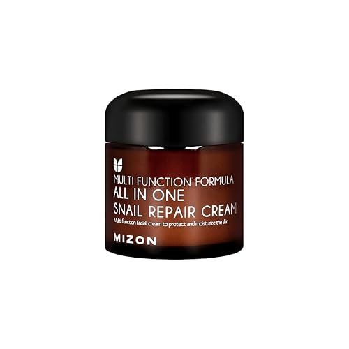 Mizon All In One Snail Repair Cream With 12 Natural Extracts For Fine Lines & Blemishes, 2.5