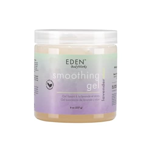 Eden Bodyworks Lavender Aloe Hair Gel - 8 Oz, Smooths Frizz & Tames Flyaways For Curly Hair