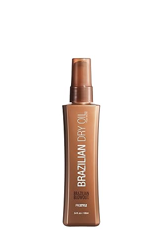 BRAZILIAN BLOWOUT Brazilian Dry Oil 3.4 fl oz - Nourishing Clear Oil for Hair Care