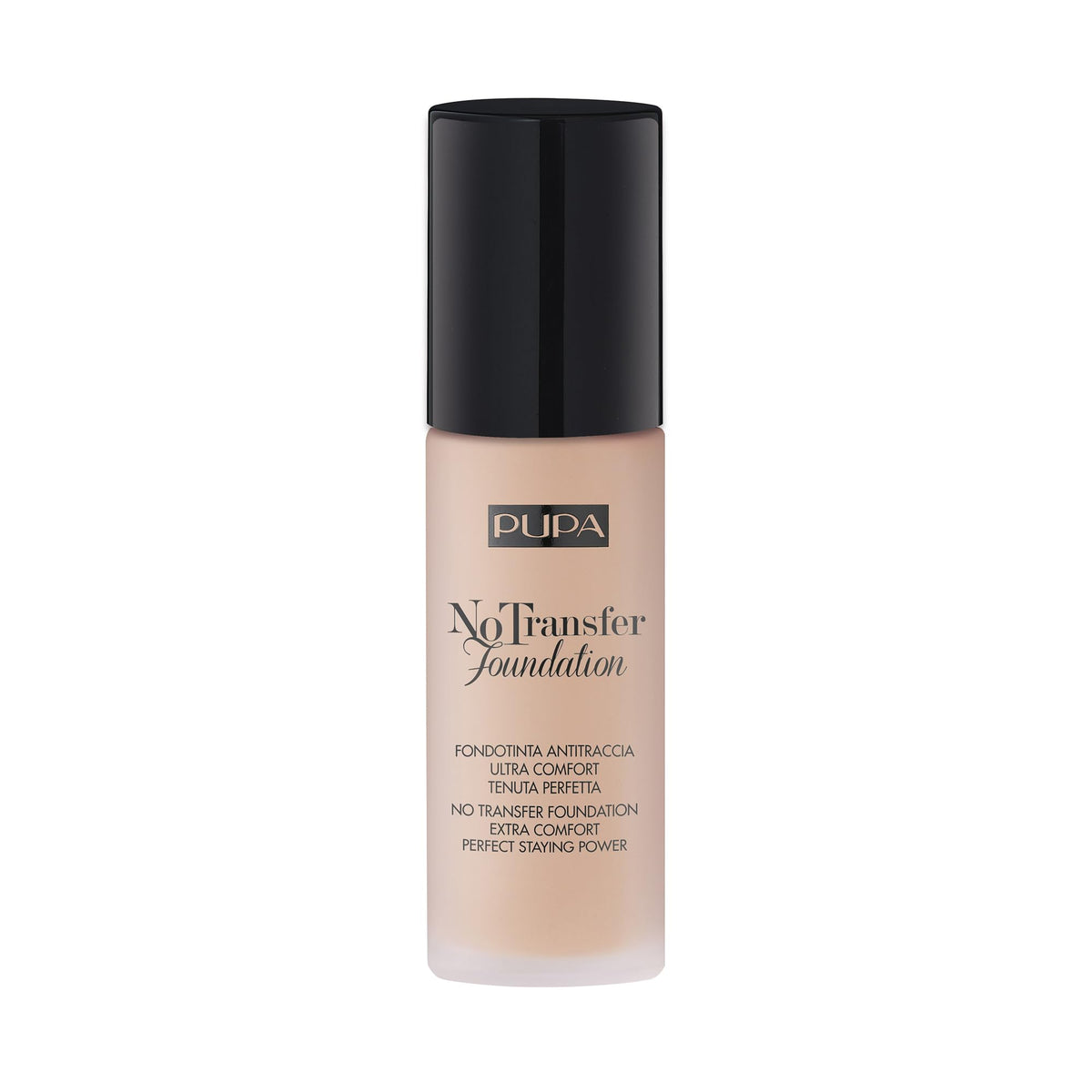 PUPA Milano No Transfer Foundation SPF 15  Staying Power And Total Comfort  No Trace Left On Clothes  Prolonged Hydration  N