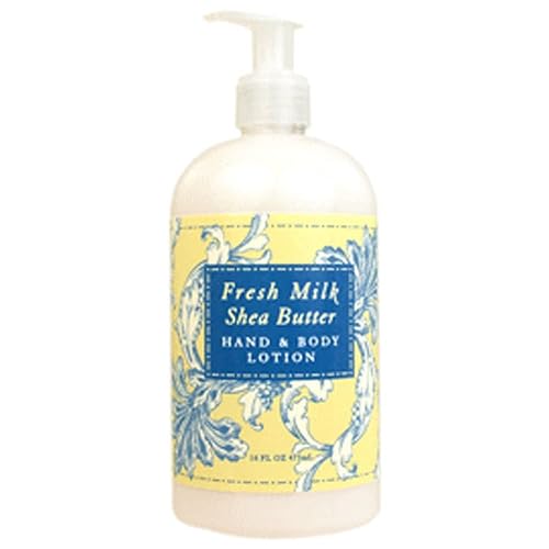 Greenwich Bay Hand & Body Lotion, Fresh Milk Shea Butter, 16 Oz - Moisturizing & Nourishing