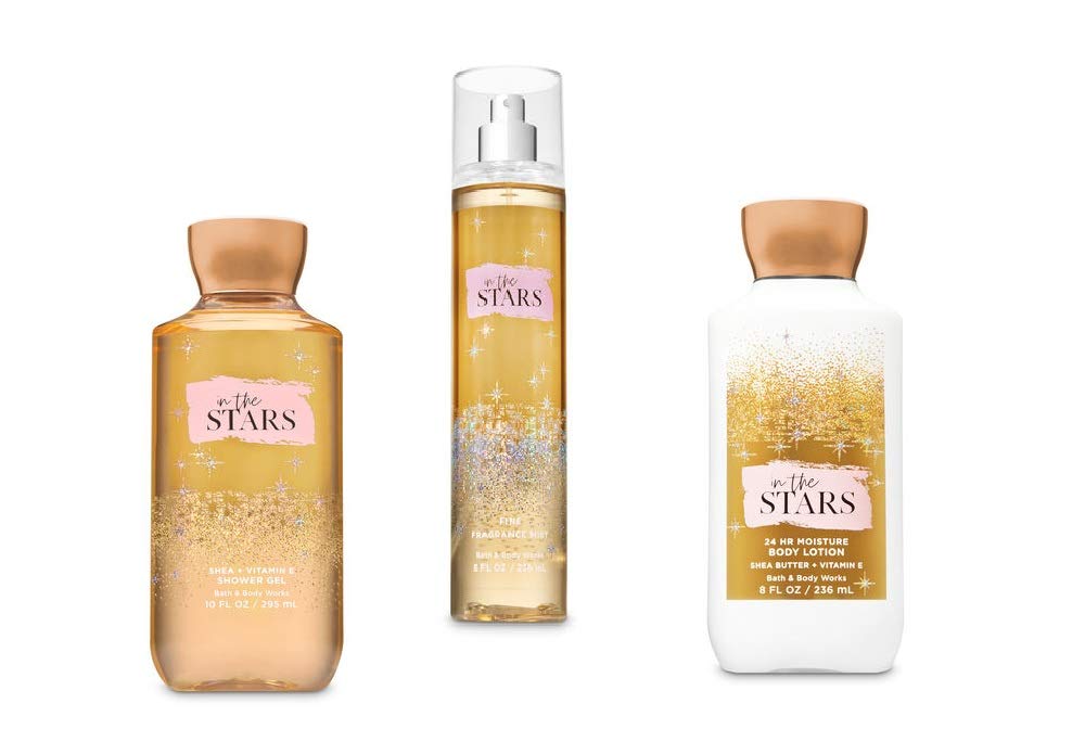 Bath & Body Works In The Stars Shower Gel, Lotion & Mist Gift Set - 3 Piece Trio