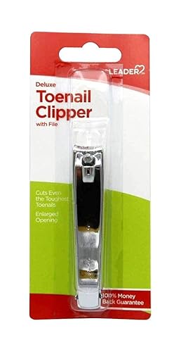 Leader Deluxe Fingernail Clipper - Precision Nail Care Tool, 1 Count