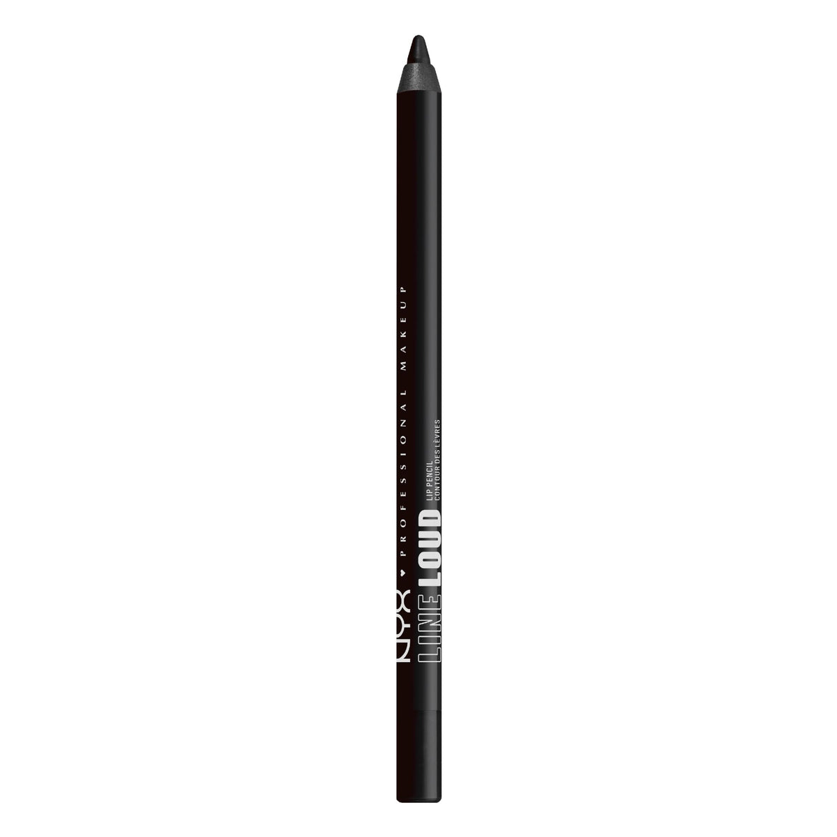 Nyx Professional Makeup Line Loud Lip Liner - Longwear Pigmented Pencil, Evil Genius Black