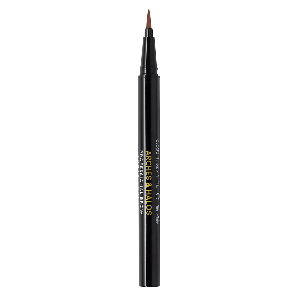 Arches & Halos Waterproof Brow Pen - Mocha Blonde, Precise Tip, 24 Hour Long Lasting Color, 0.