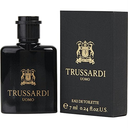 Trussardi Edt Mini 0.24 Oz - Classic Fragrance for Men, Elegant Scent, Perfect Travel Size Perfume, Fresh and Invigorating Aroma