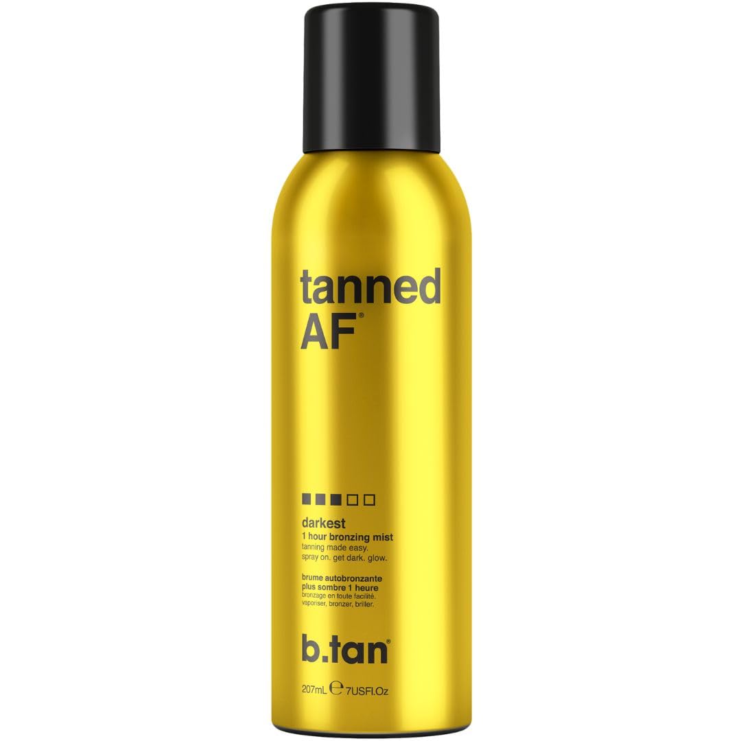 btan Self Tanner Bronzing Mist  Fast  1 Hour Express Sunless Tanning Spray  No Fake Tan Smell  No Added Nasties  Vegan  Cruel