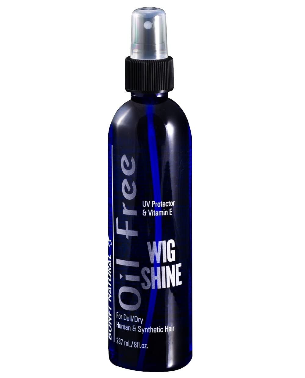 Bonfi Natural Oil-Free Wig Shine Spray, 8 Oz - Lightweight, Non-Greasy, 1 Count