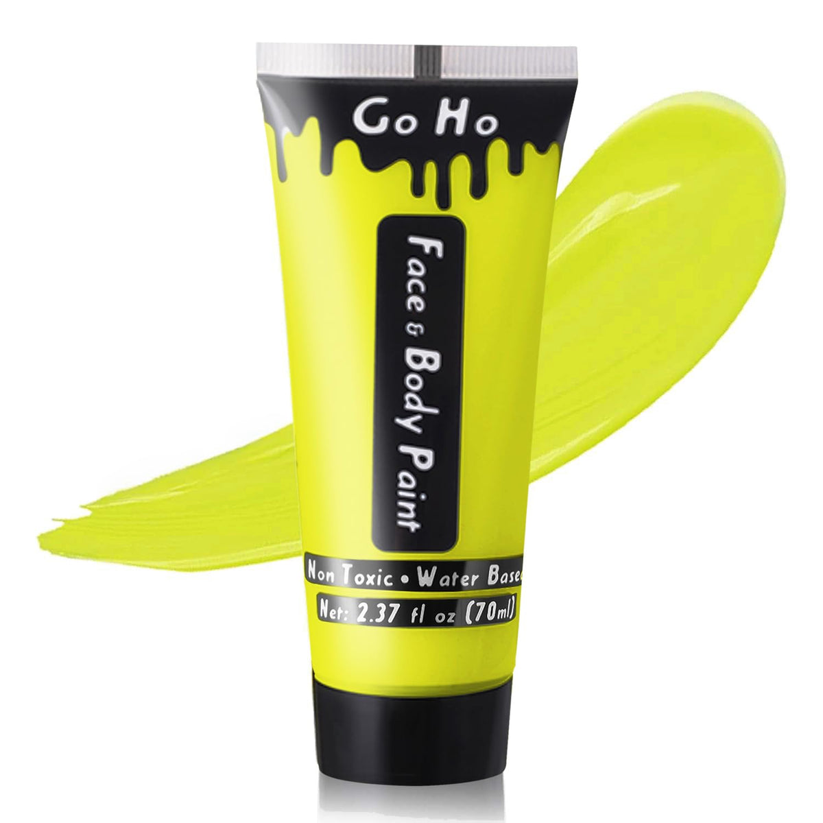 Go Ho Ogre Green Face Paint - Washable Water-Based Cream For Halloween & Cosplay (2.37Oz)