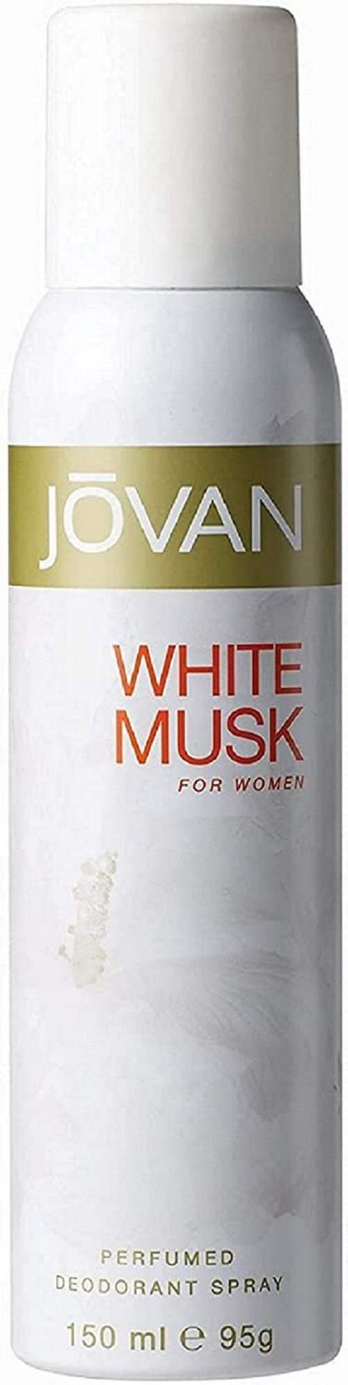 Jovan White Musk Deodorant Spray For Women, 5 Ounce - Long-Lasting Freshness