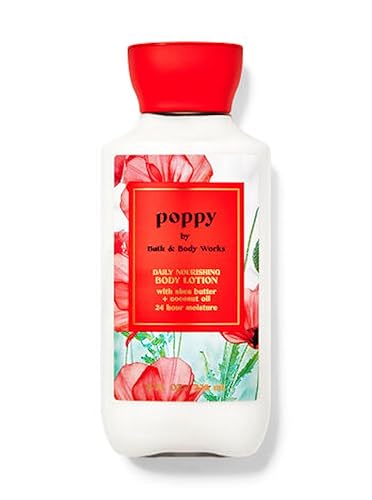 Bath & Body Works Poppy Body Lotion, 8Oz - Nourishing Hand & Body Moisturizer