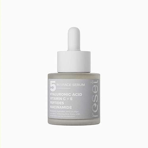 Klara Cosmetics Vitamin C Face Serum With Bakuchiol & Peptides - 1 Oz Hyaluronic Acid