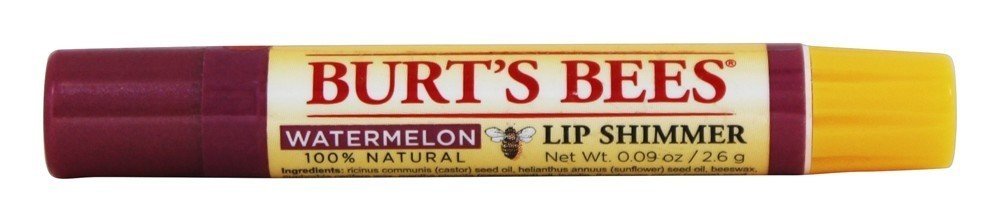 Burt'S Bees Lip Shimmer Watermelon - 0.1 Oz Moisturizing Natural Lip Color