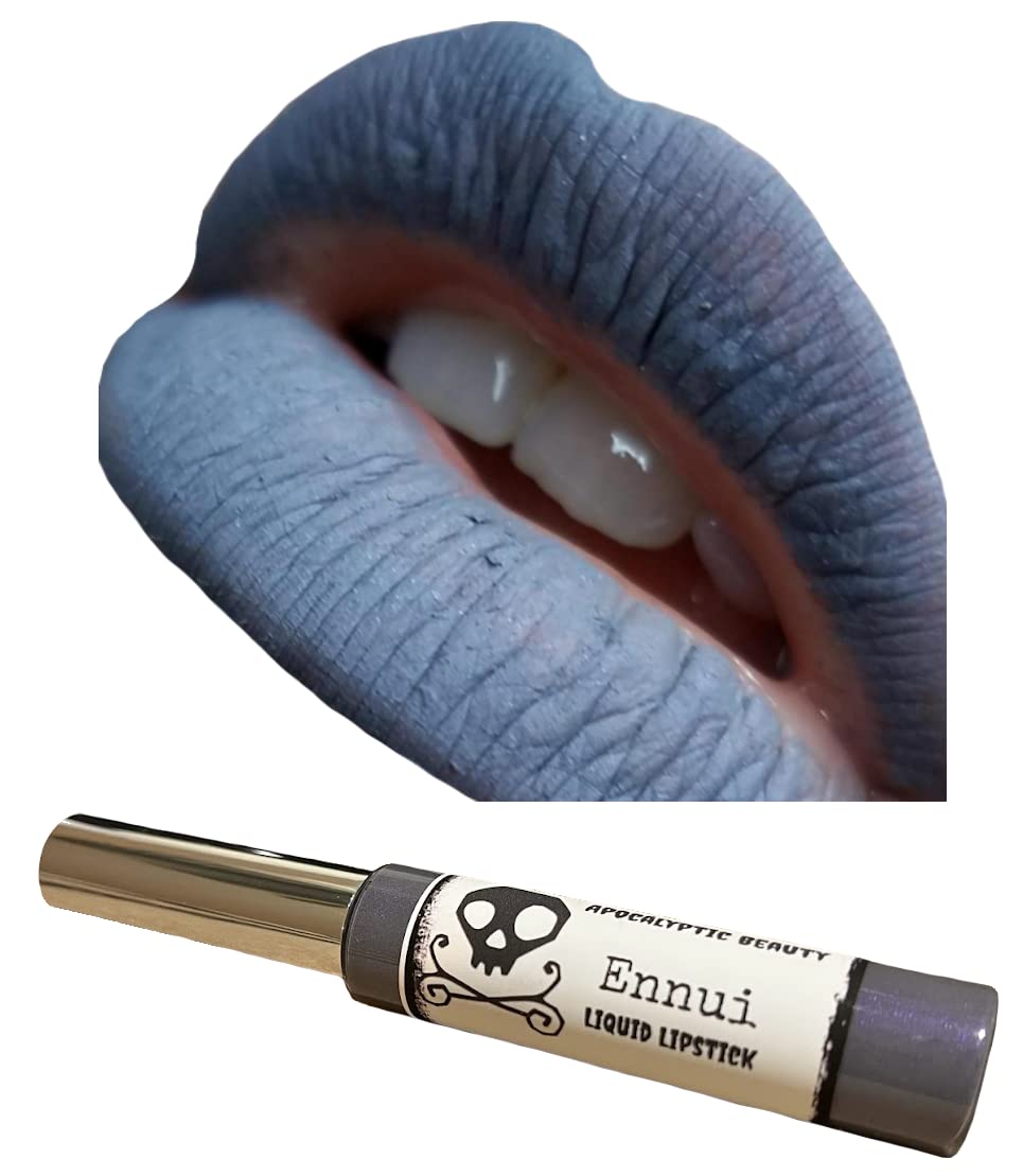 Apocalyptic Beauty Goth Liquid Lipstick - Vegan, Cruelty-Free, Color: Ennui, 1Oz