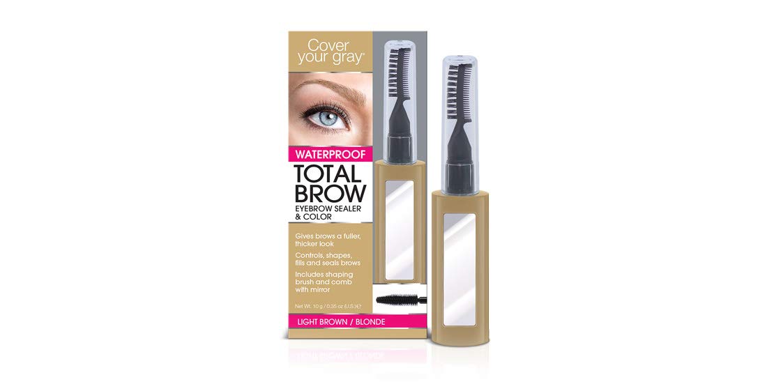 Cover Your Gray Total Brow Eyebrow Sealer - Light Brown/Blonde, 1 Count, Color & Hold