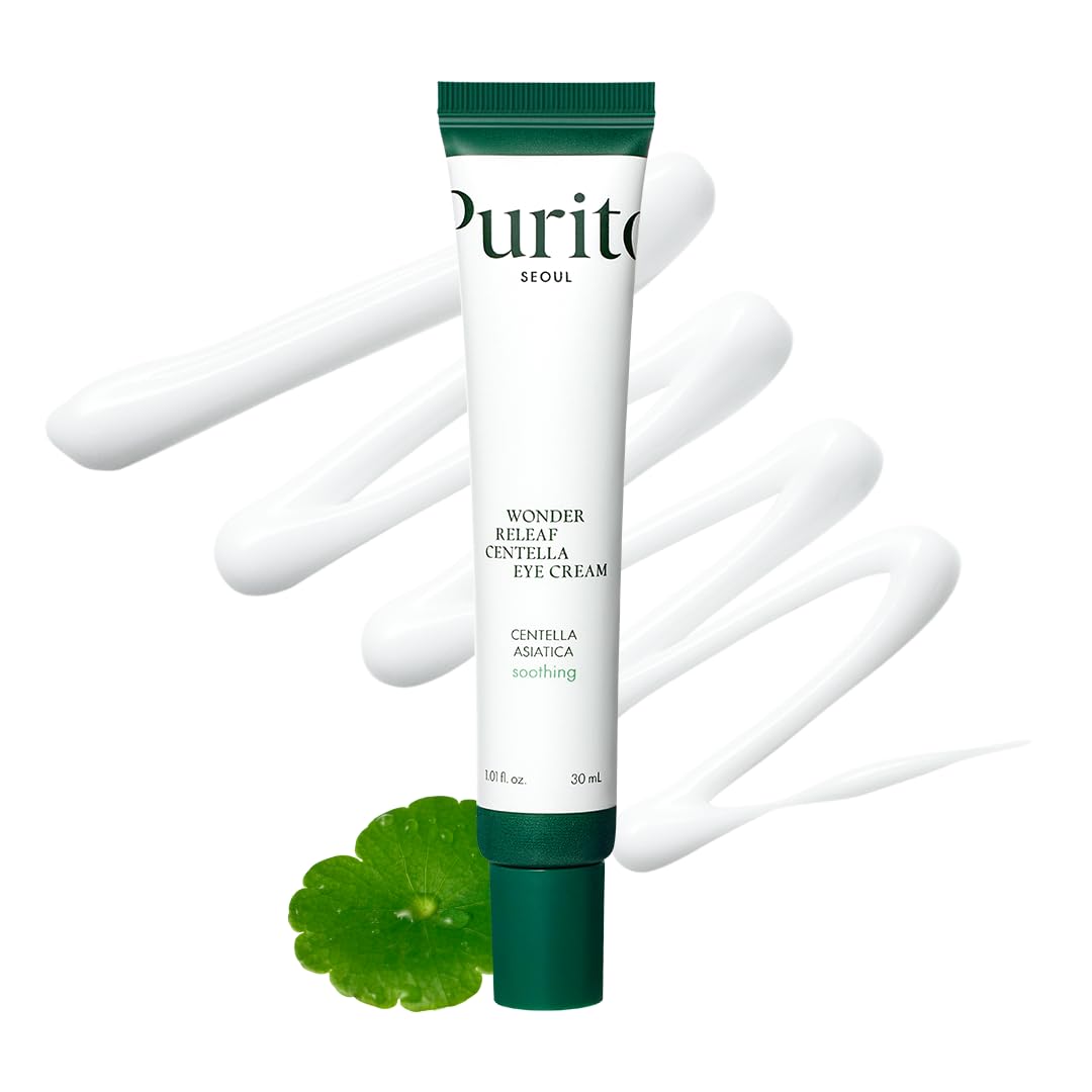 Purito Centella Eye Cream For Sensitive Skin, Dark Circles, Puffiness, 30Ml - Vegan & Cruelty-Free