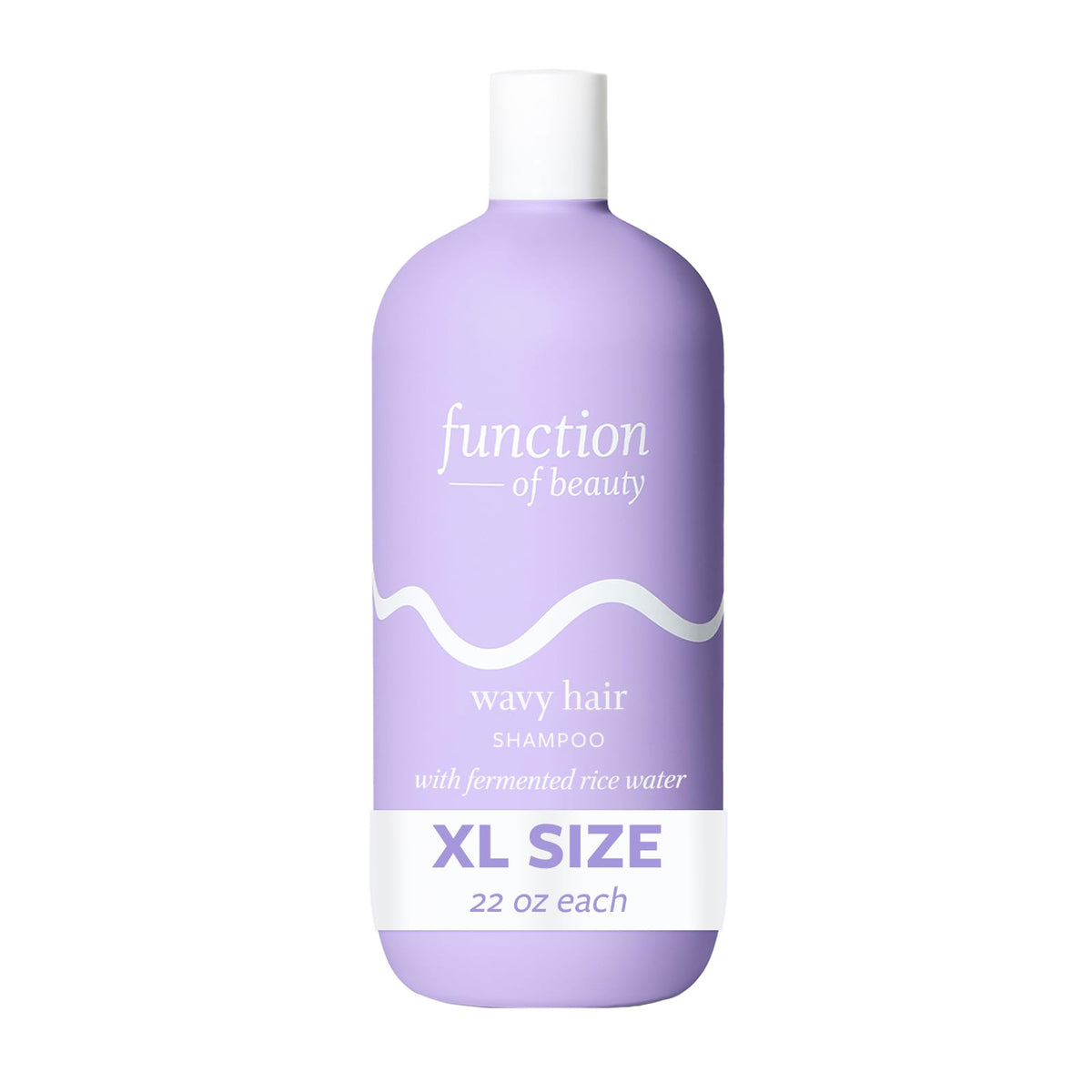 Function Of Beauty Wavy Hair Shampoo 22 Oz - Sulfate Free, Customizable With Fermented Rice Water