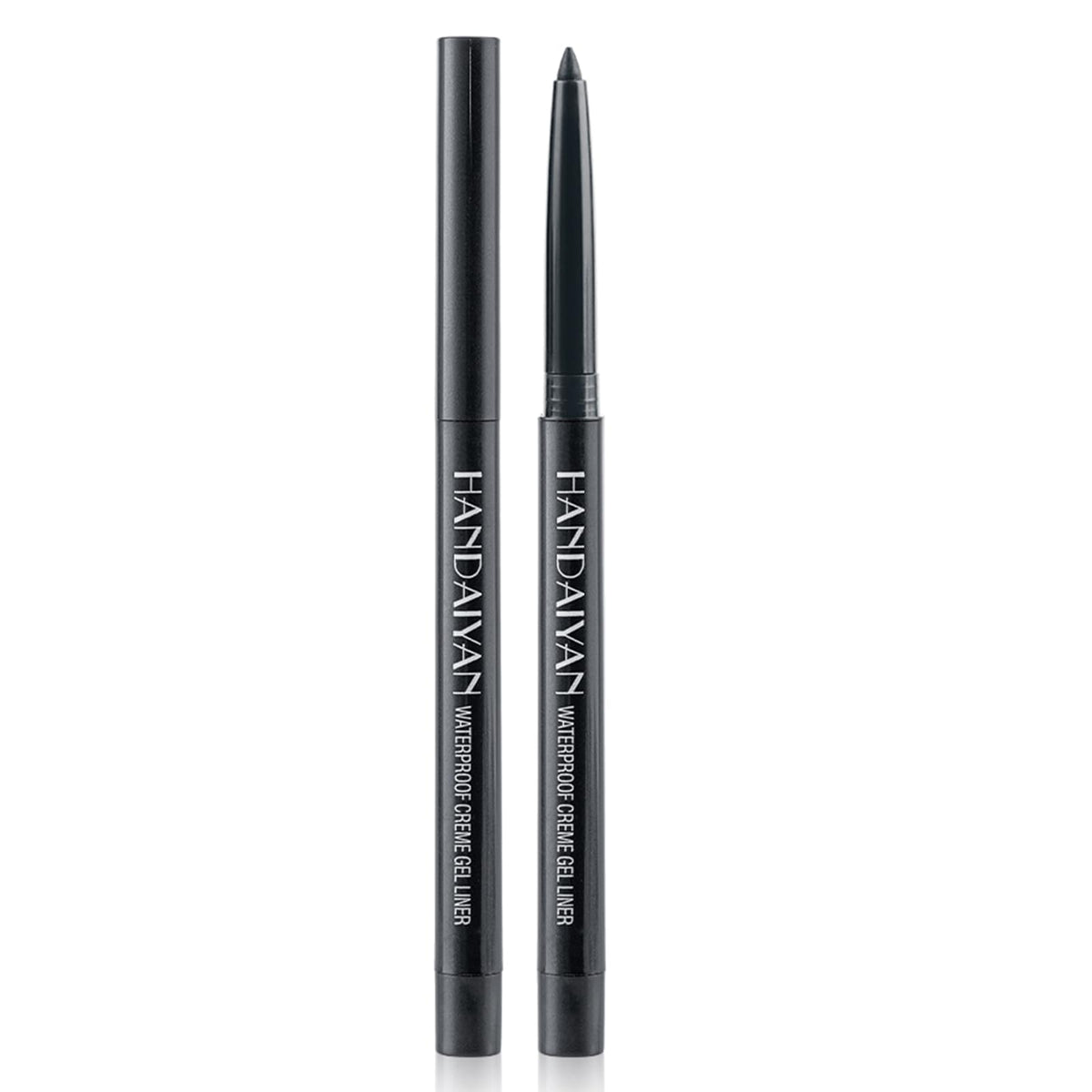 Dekrion Waterproof Eyeliner Pencil - Long-Lasting Black, High-Pigmented Color For Women