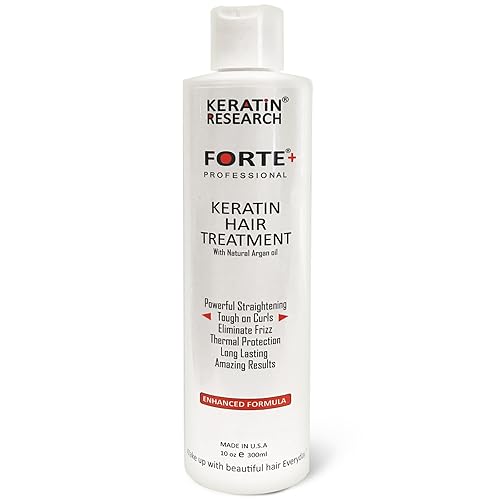 Keratin Research Keratin Forte Conditioner 300Ml - Unisex Moroccan Argan Oil For Curly Hair