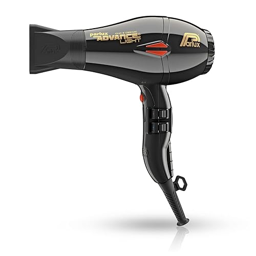 Parlux Advance Light Ionic & Ceramic Hair Dryer - Black, 1 Count