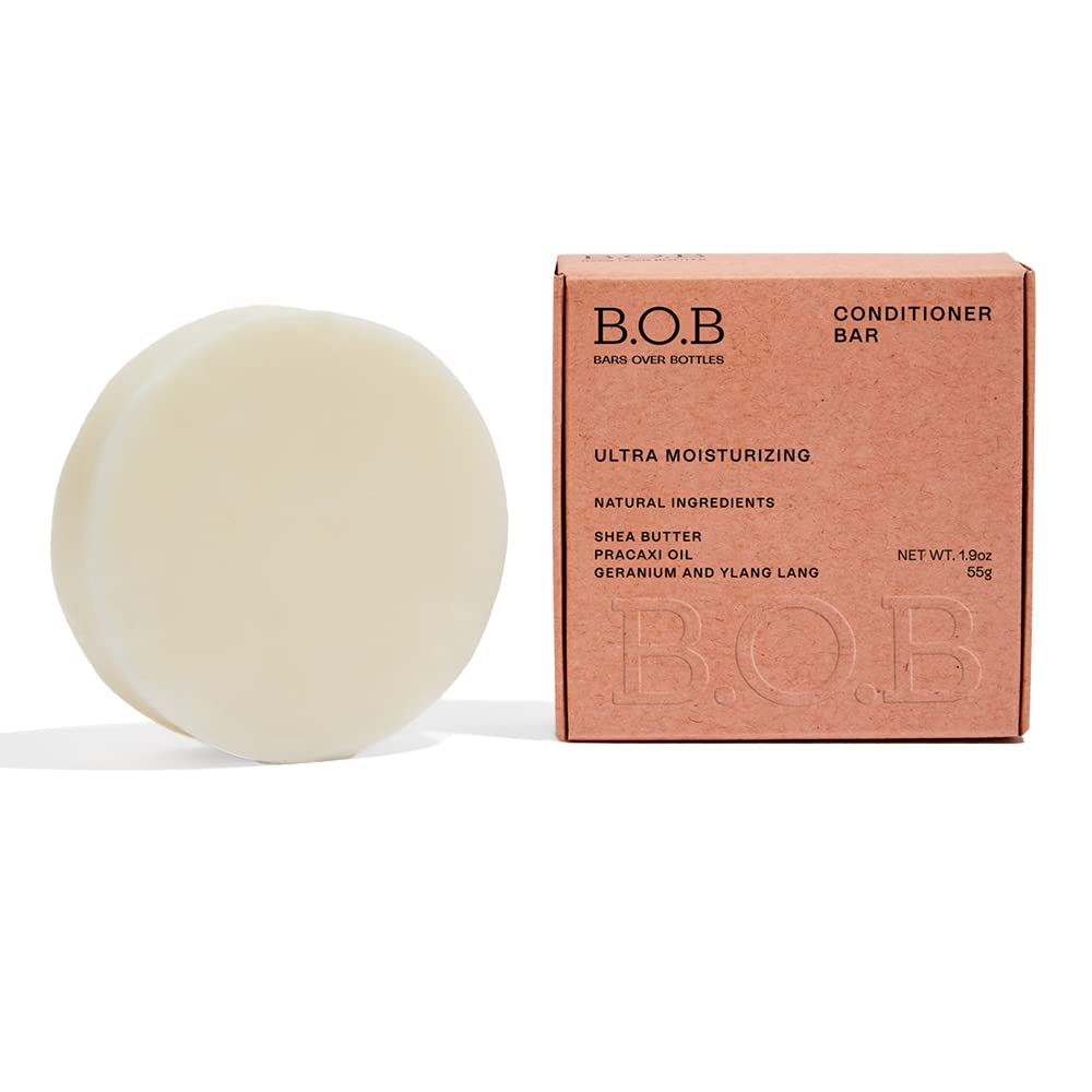 B.O.B Bars Over Bottles Intense Moisture Conditioner Bar | Eco-Friendly, Vegan, Waterless