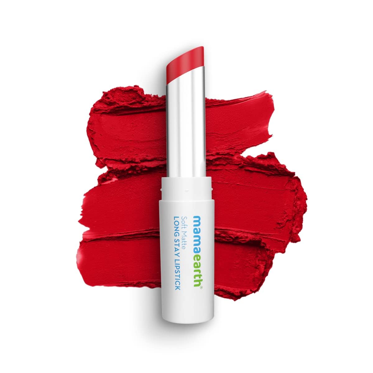 Mamaearth Ruby Red Soft Matte Lipstick | 12-Hour Waterproof, Non-Drying, Lightweight Formula