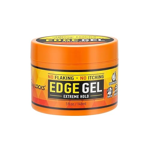 AllDay Locks Edge Gel - Extreme Hold, No Flaking, 5 oz for Braids, Twists, Cornrows