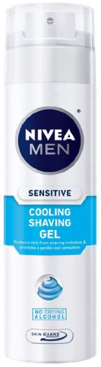 Nivea Men Sensitive Cooling Shaving Gel - 5 Count, Soothing Formula For Irritation-Free Shaving