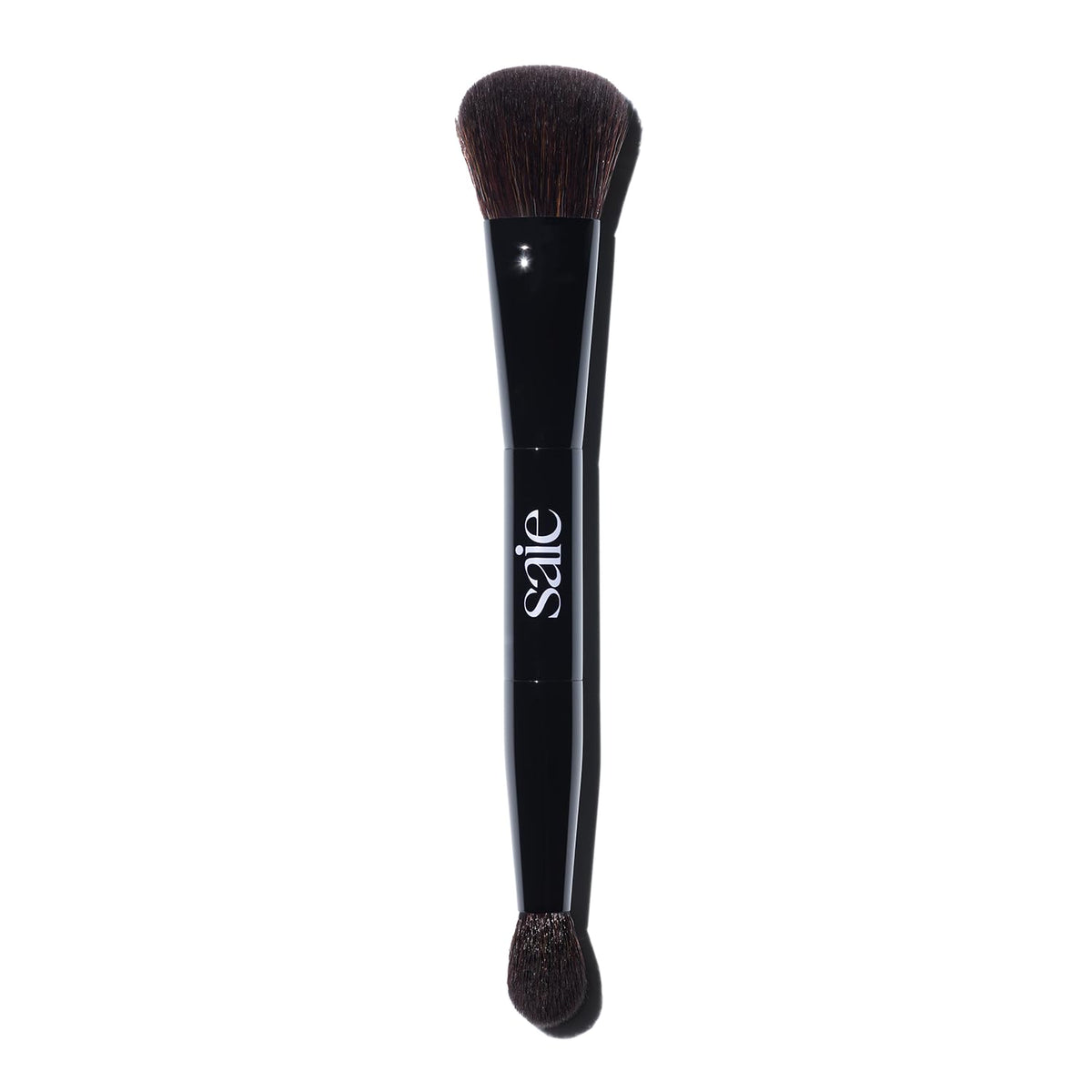 Saie The Double Brush - Multi-Use Vegan Makeup Brush For Highlighting, Contouring & Concealing