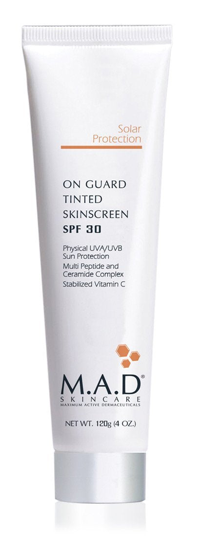 M.A.D Skincare On Guard Tinted Skinscreen Spf 30 - 120G Sunscreen For Daily Protection