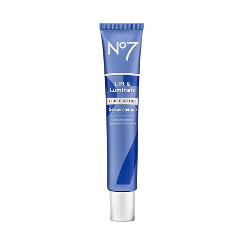 No7 Lift & Luminate Serum - Anti-Wrinkle Collagen Peptide, Vitamin C & Hyaluronic Acid 50Ml