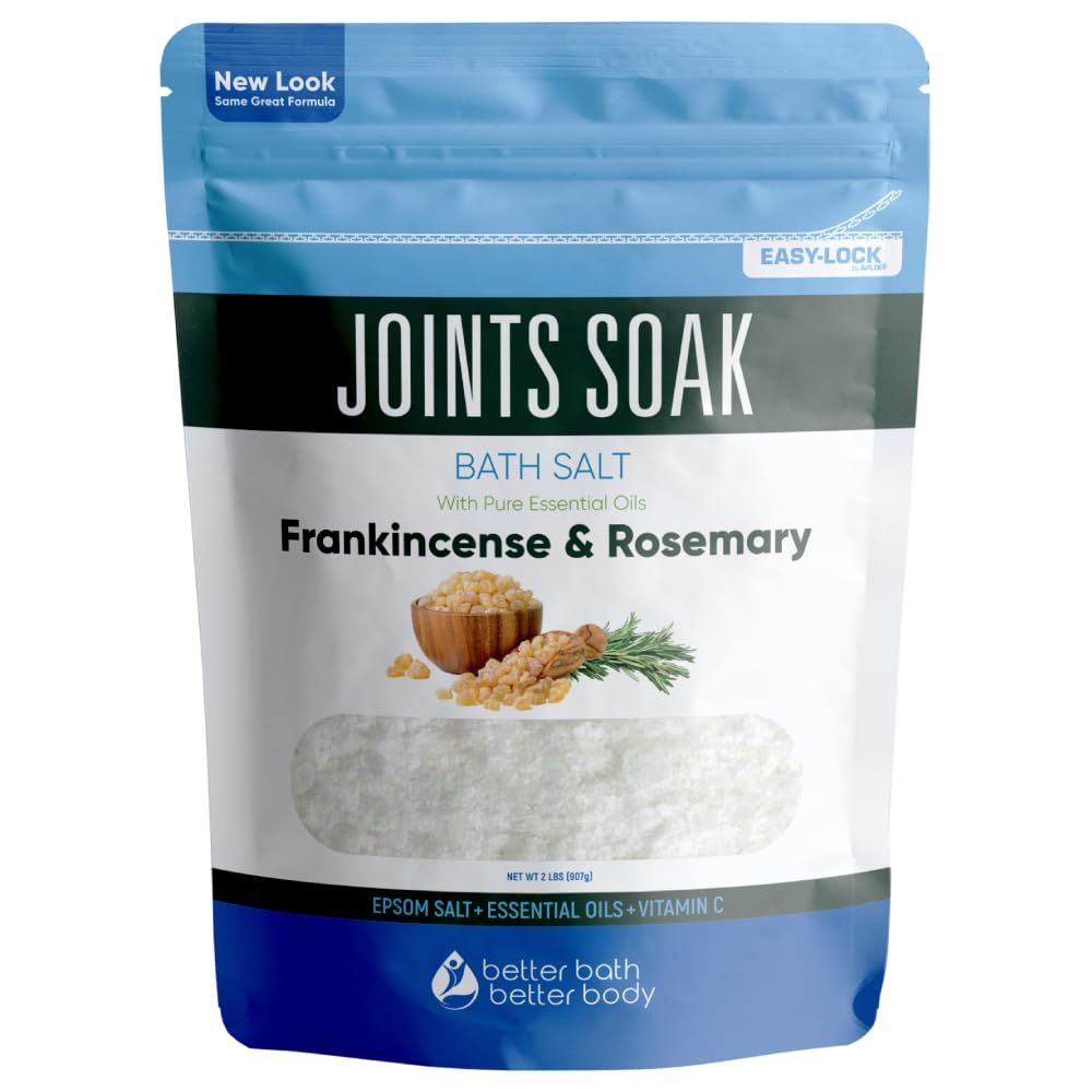 Better Bath Better Body Joints Soak Bath Salt 32Oz With Epsom Salt & Essential Oils