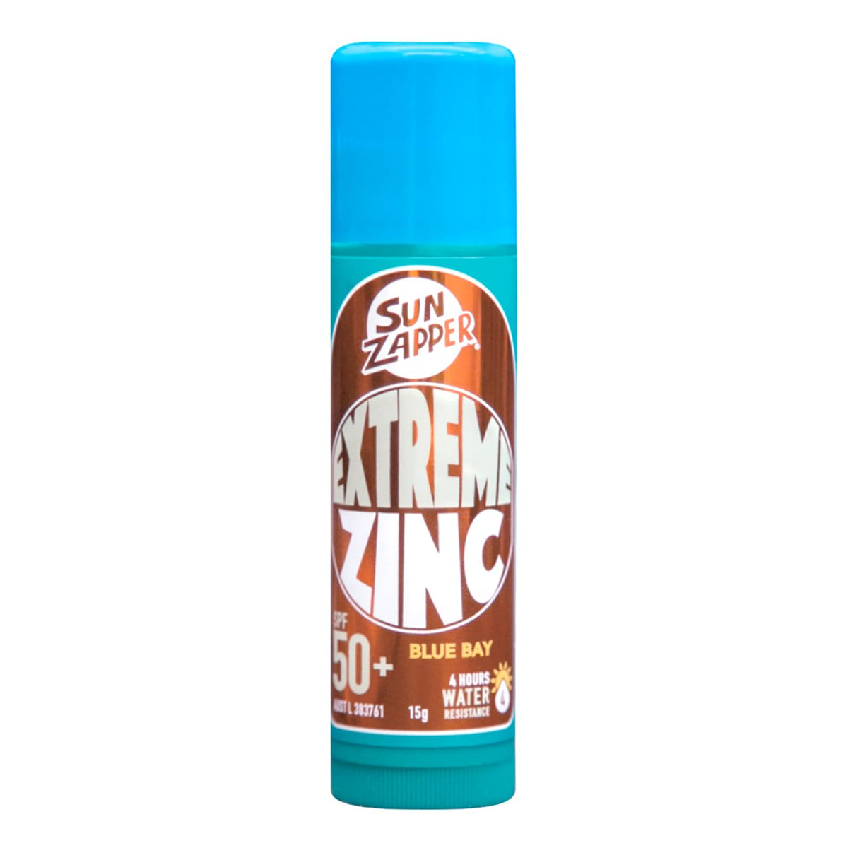 Sun Zapper Blue Mineral Sunscreen Stick Spf50+ - Extreme Zinc Sunblock For Unbeatable Protection