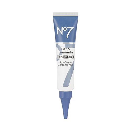 No7 Lift & Luminate Eye Cream - Anti-Aging Formula For Dark Circles & Puffiness (0.5 Fl Oz)