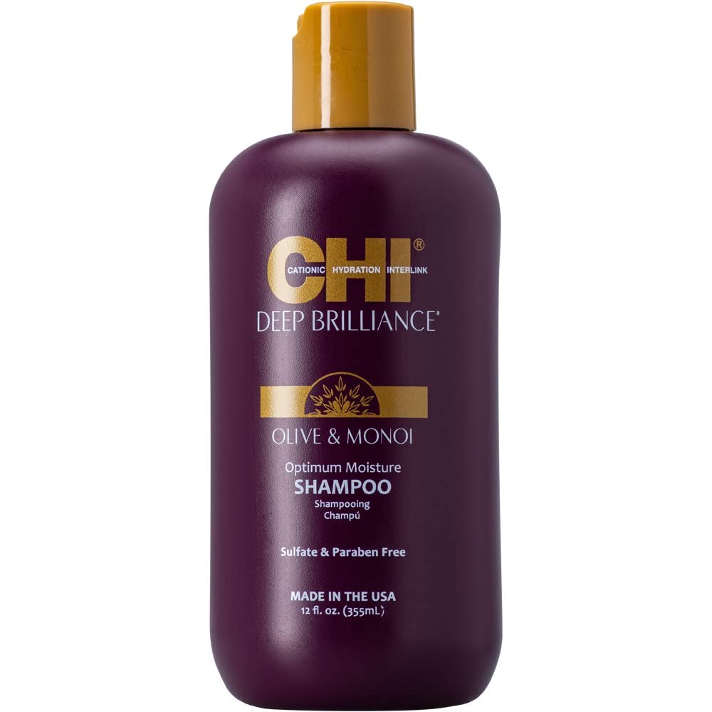 CHI Deep Brilliance Optimum Moisture Shampoo  12 Fl Oz