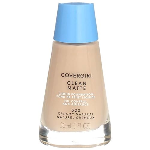 Covergirl Clean Oil Control Liquid Makeup, Creamy Natural 520, 1 Oz, Pack Of 3