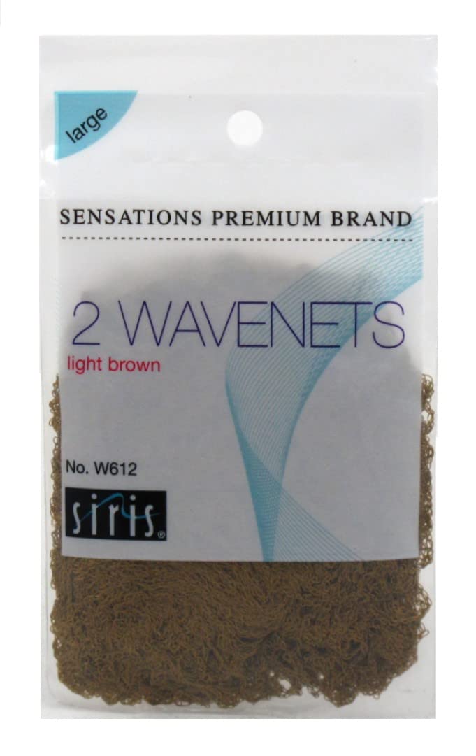 Siris Wavenets Light Brown Large 2 Pack - 6 Pieces Of Premium Quality Decor