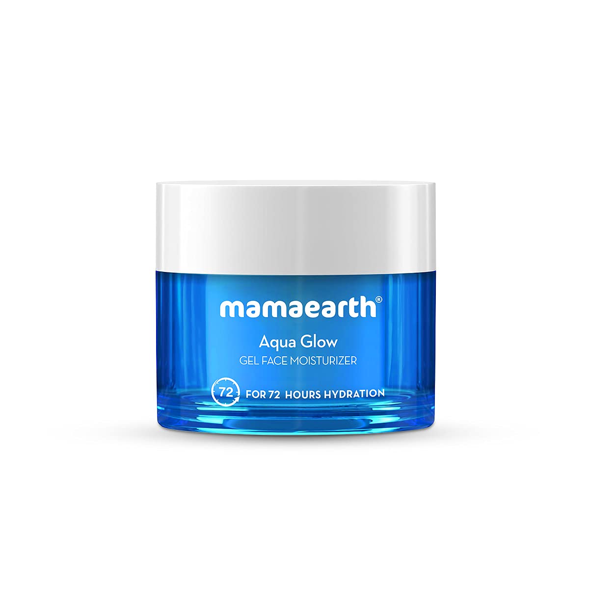 Mamaearth Aqua Glow Gel Face Moisturizer - 72-Hour Hydration, Lightweight Gel, 100Ml