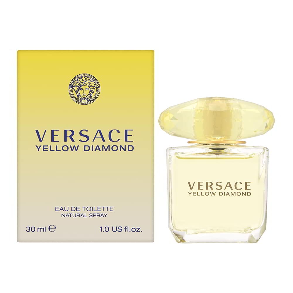 Versace Yellow Diamond Eau De Toilette Spray For Women, 1 Oz - Luxury Fragrance