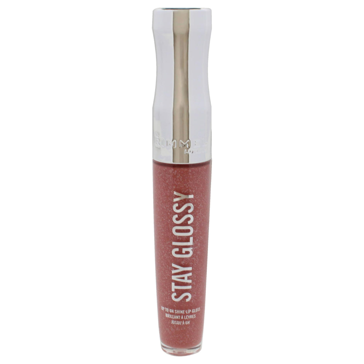 Rimmel Stay Glossy Lip Gloss - Non-Sticky, Lightweight, Blushing Belgraves, 0.18Oz