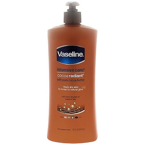 Vaseline Intensive Care Cocoa Radiant Lotion, 32 Fl Oz - Deep Moisture For Healthy Skin